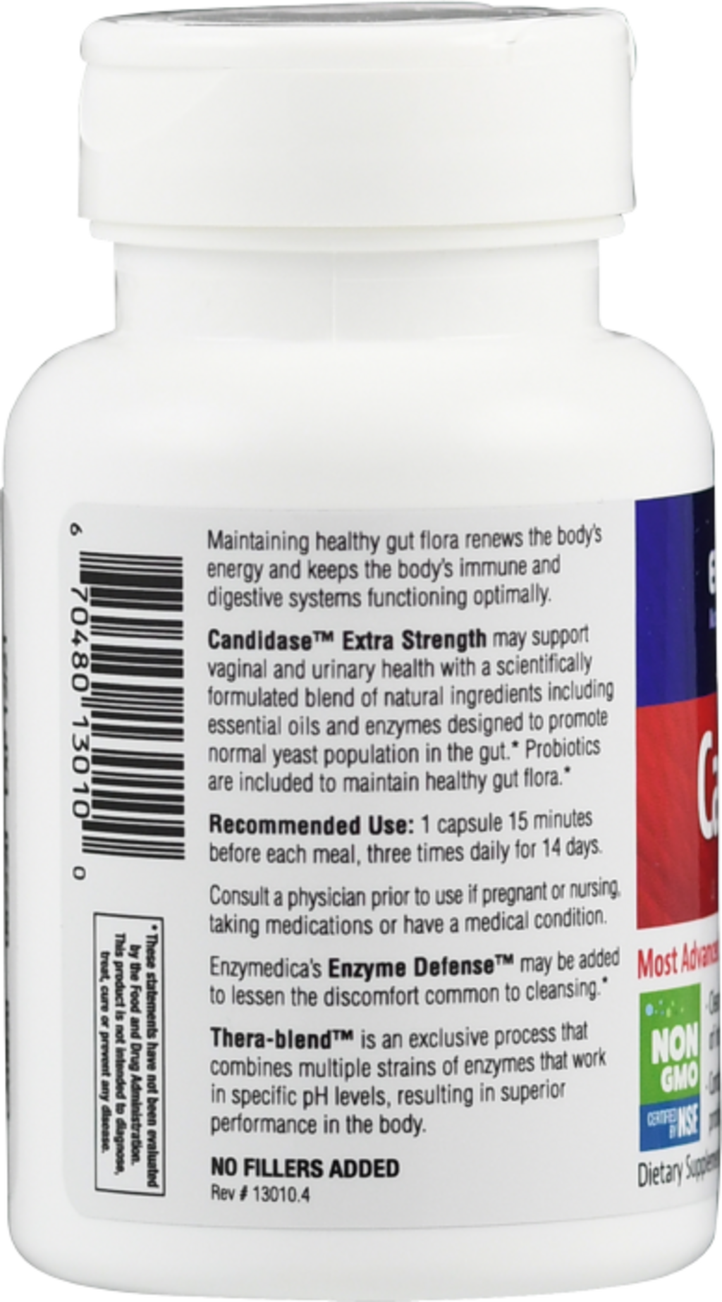 Enzymedica Candidase Extra Strength - 42 veg. kapslar