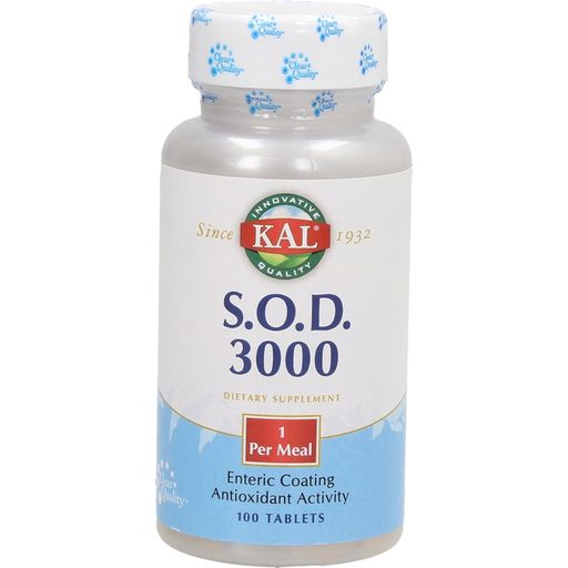 KAL S.O.D. 3000 - 100 comprimidos