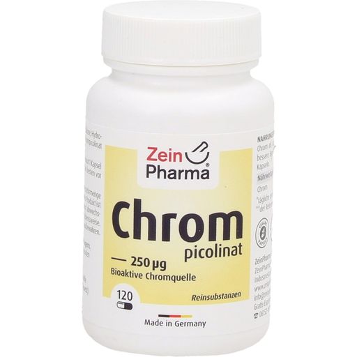 ZeinPharma Chrompicolinat 250 mcg - 120 Kapseln