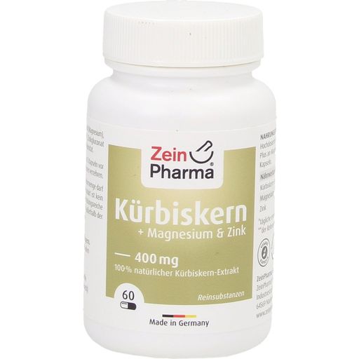 ZeinPharma KürbiskernKürbiskern 400 mg - 60 Kapseln