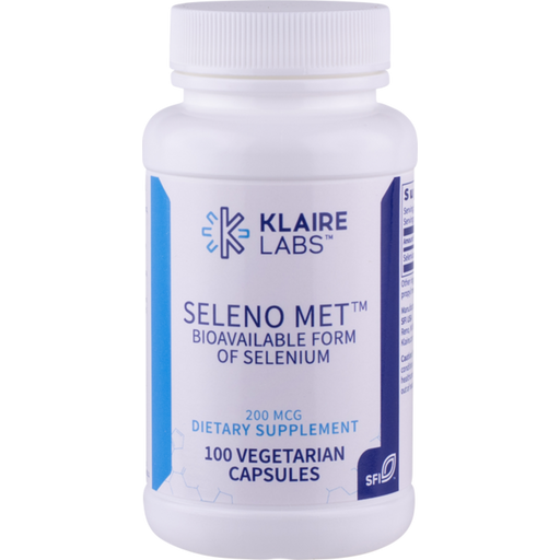 Klaire Labs Seleno Met™ 200 mcg - 100 veg. kapslar