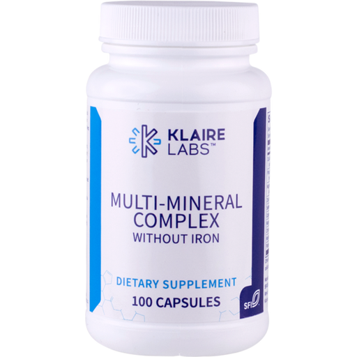 Klaire Labs Multi-mineralni kompleks brez železa - 100 veg. kaps.
