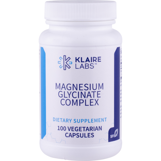 Klaire Labs Magnesium Glycinate Complex - 100 Vegetarische Capsules
