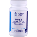 Klaire Labs Pure E 400 I.E. - 100 softgels