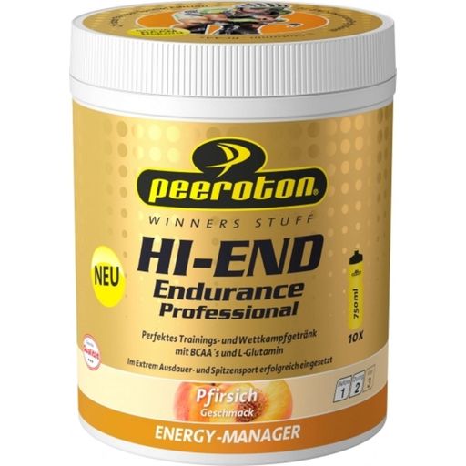 HI-END Endurance Energy Drink Professional - Peach - 600 g