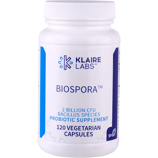 Klaire Labs Biospora™ - 120 Kapsułek roślinnych