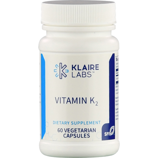 Klaire Labs Vitamin K2 - 60 veg. capsules