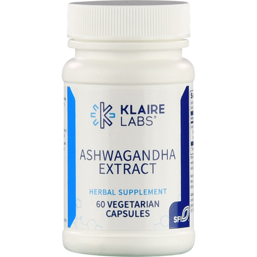 Klaire Labs Extrait d'Ashwagandha - 60 gélules veg.