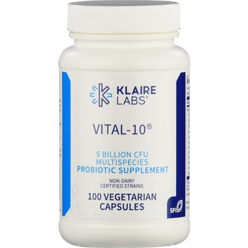 Klaire Labs Vital-10® - 100 Vegetarische Capsules