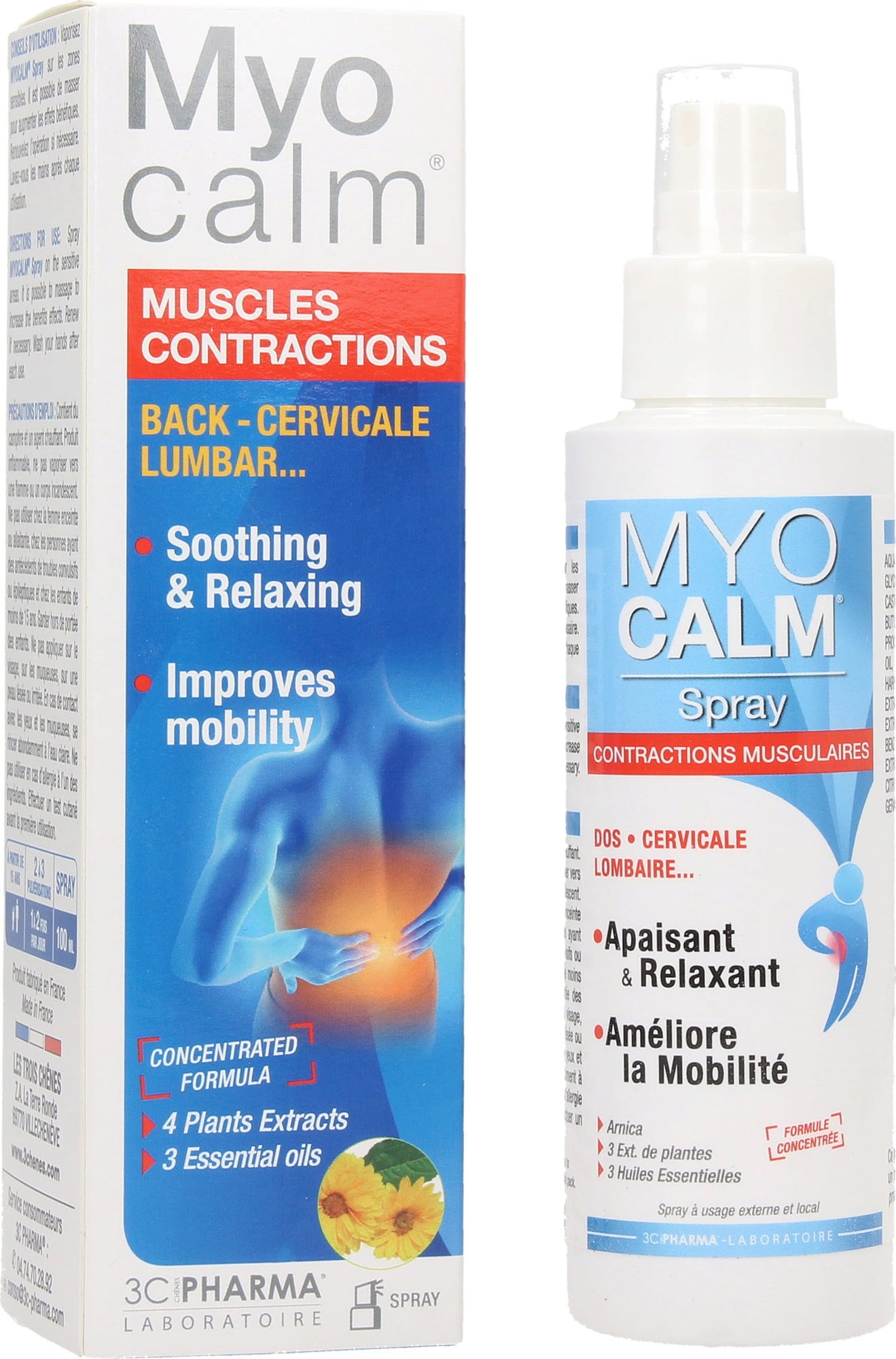3 Chênes Laboratoires Myocalm Spray