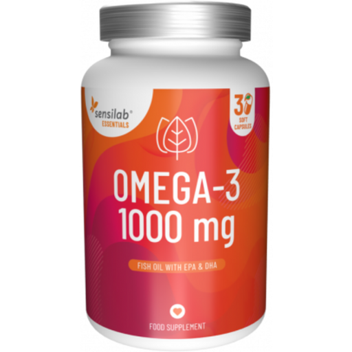Sensilab Essentials Omega-3 1000 mg - 30 lágyzselé kapszula