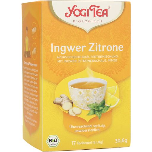 Yogi Tea Bio zázvorový čaj s citrónom - 17 vrecúšok