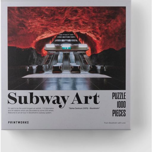 Printworks Puzzle - Subway Art Fire - 1 Kom.