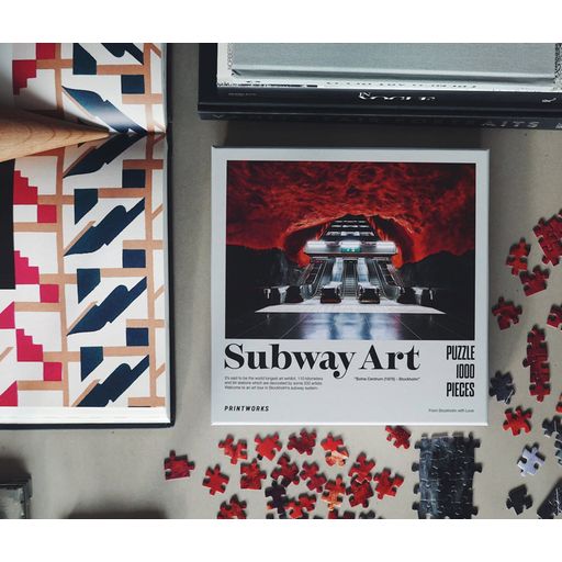 Printworks Puzzle - Subway Art Fire - 1 Kom.