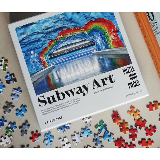 Printworks Puzzle - Subway Art Rainbow - 1 Kom.