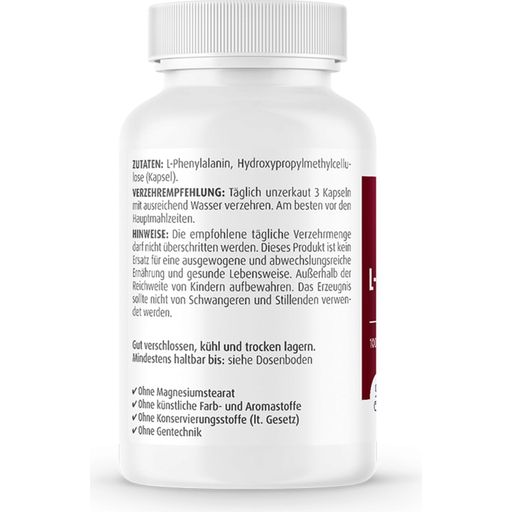 ZeinPharma L-fenylalanín 500 mg - 90 kapsúl