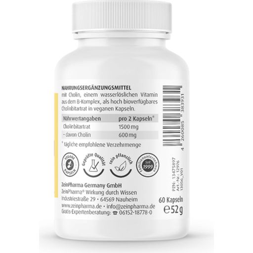 Koliini 600 mg - 60 kapselia
