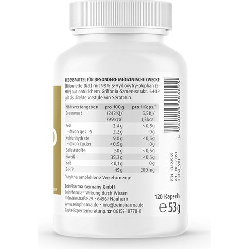 ZeinPharma Griffonia 5-HTP 200 mg - 120 gélules
