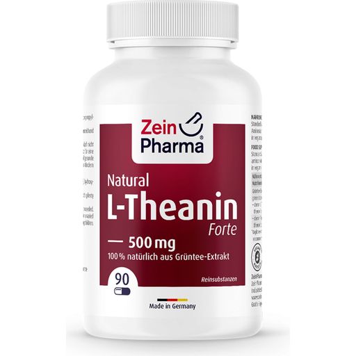 ZeinPharma L-Theanine Natural Forte 500 mg - 90 capsules