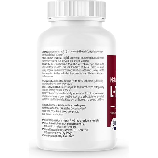 ZeinPharma L-theanin Natural Forte 500 mg - 90 kapszula