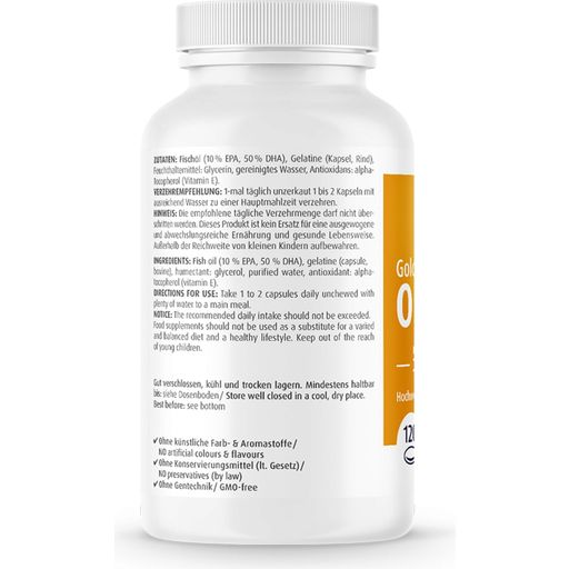 ZeinPharma Omega-3 Gold Brain Edition - 120 gélules