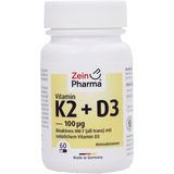 ZeinPharma Vitamines K2 + D3 - 100 mcg