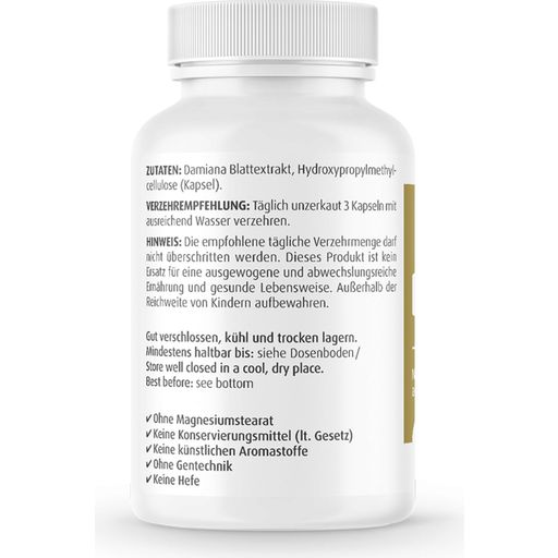 ZeinPharma Damiana 450 mg - 100 Kapslar