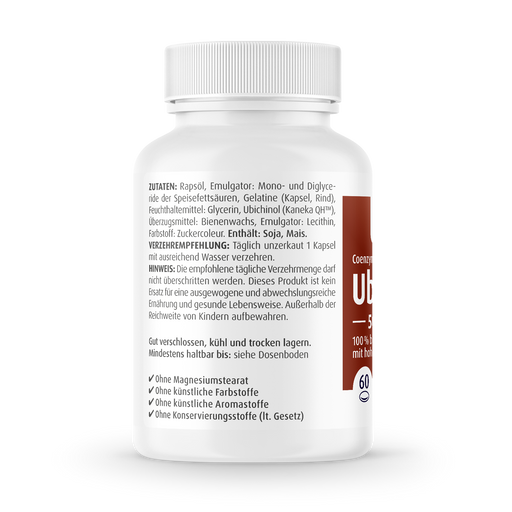 ZeinPharma Original Kaneka™ Ubiquinol 50 mg - 60 capsules