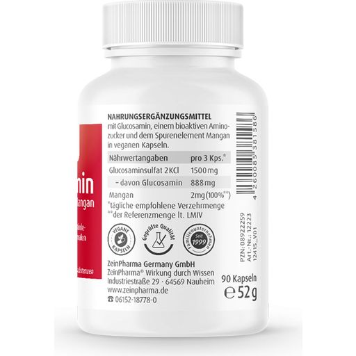 ZeinPharma Glucosamina 500 mg - 90 cápsulas