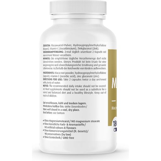 ZeinPharma Maca Gold 570 mg - 180 kaps.