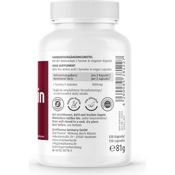ZeinPharma L-tirosina 500 mg - 120 Cápsulas
