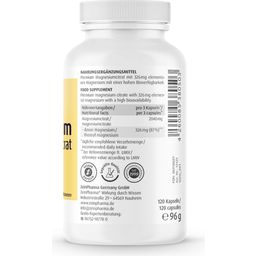 ZeinPharma Citrato de Magnesio, 680 mg - 120 cápsulas