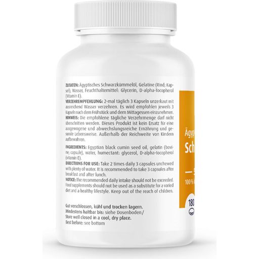 ZeinPharma Olej z černého kmínu 500 mg - 180 kapslí
