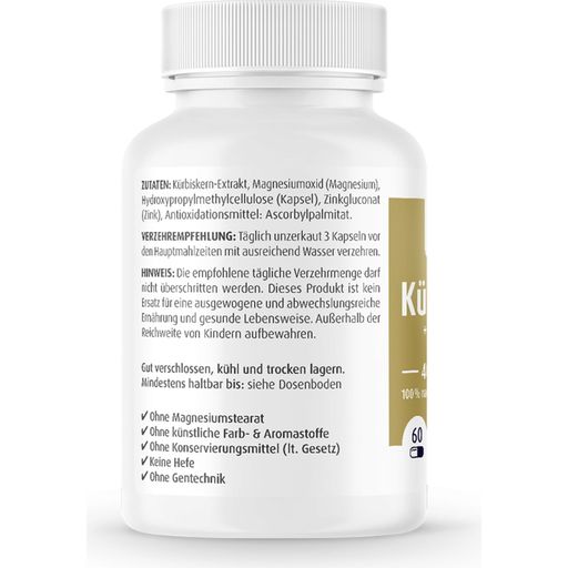ZeinPharma Dýňová semínka 400 mg - 60 kapslí