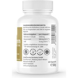 ZeinPharma Pépins de Courge 400 mg - 60 gélules