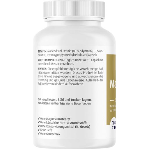 ZeinPharma Cardo Mariano + Colina 500 mg - 100 capsule