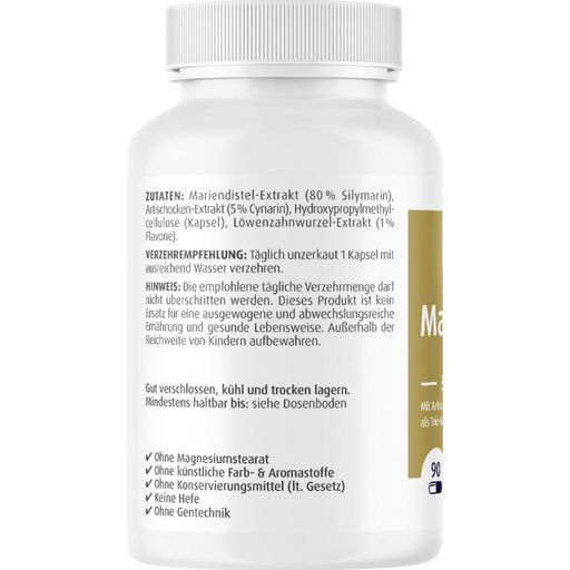ZeinPharma Mariendistel Komplex 525 mg - 90 Kapseln