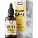 ZeinPharma Vitamin D3 1000 IU + K2 kapljice - 25 ml
