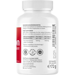 ZeinPharma Propionsav 500 mg - 120 kapszula