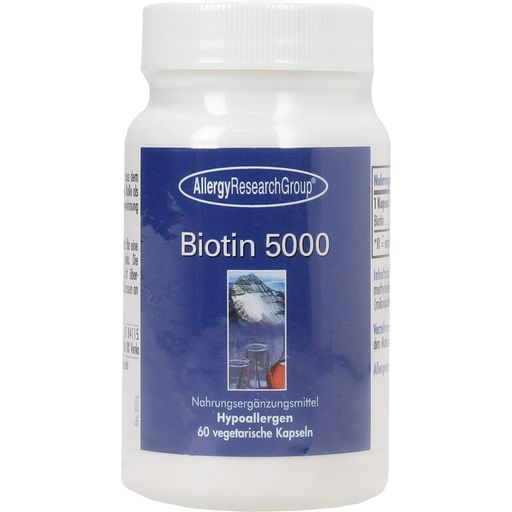 Allergy Research Group Biotin 5000 - 60 kaps.