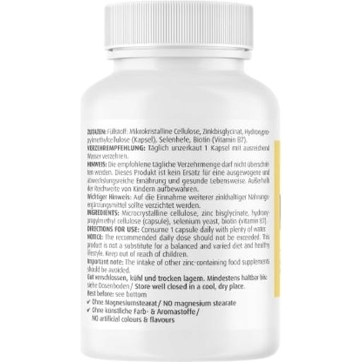 ZeinPharma Biotinkomplex 10 mg - 180 Kapslar