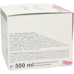 Best Body Nutrition L-karnitin ampullák - 500 ml