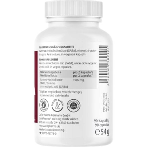 ZeinPharma GABA 500 mg - 90 Capsules