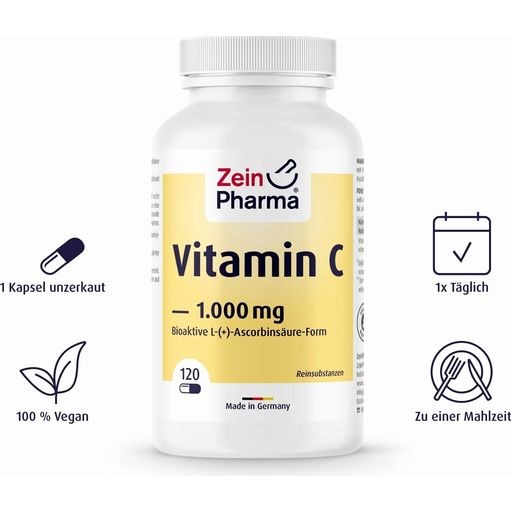 ZeinPharma Vitamin C 1000 mg  - 120 Kapseln