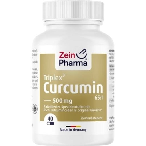 ZeinPharma Curcumin-Triplex³, 500 mg - 40 cápsulas