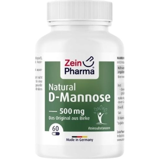 ZeinPharma Přírodní D-manóza 500 mg - 60 kapslí