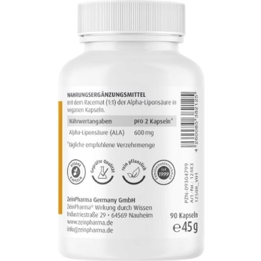 ZeinPharma Alfa lipoična kislina 300 mg - 90 kaps.