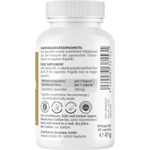 ZeinPharma Quercetin 250 mg - 90 kapslí