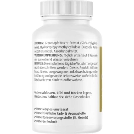 ZeinPharma Extracto de Granada, 500 mg - 90 cápsulas