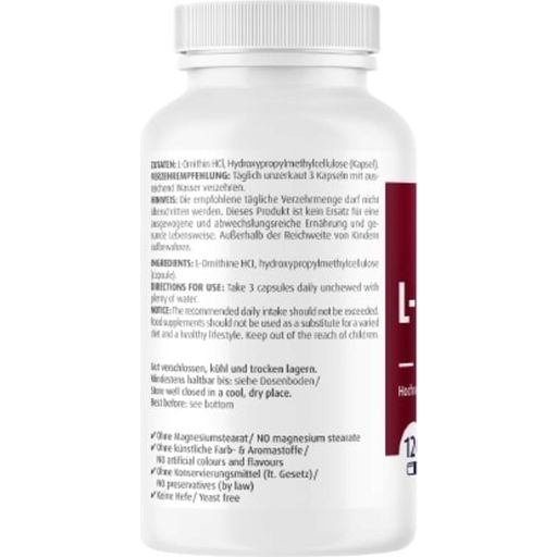 ZeinPharma L-ornitin 500 mg - 120 kapslí